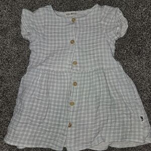 Rabbit + Bear Textured Button-Up Dress